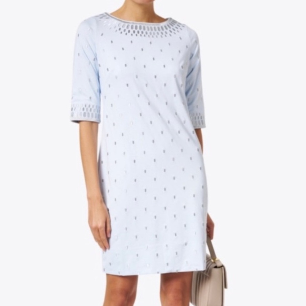 Gretchen Scott Rocket Girl Jersey Embroidered Dress